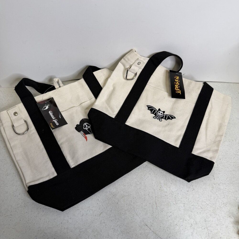 2026 Spirit Halloween Ghost Face Scream Mini Tote Bag